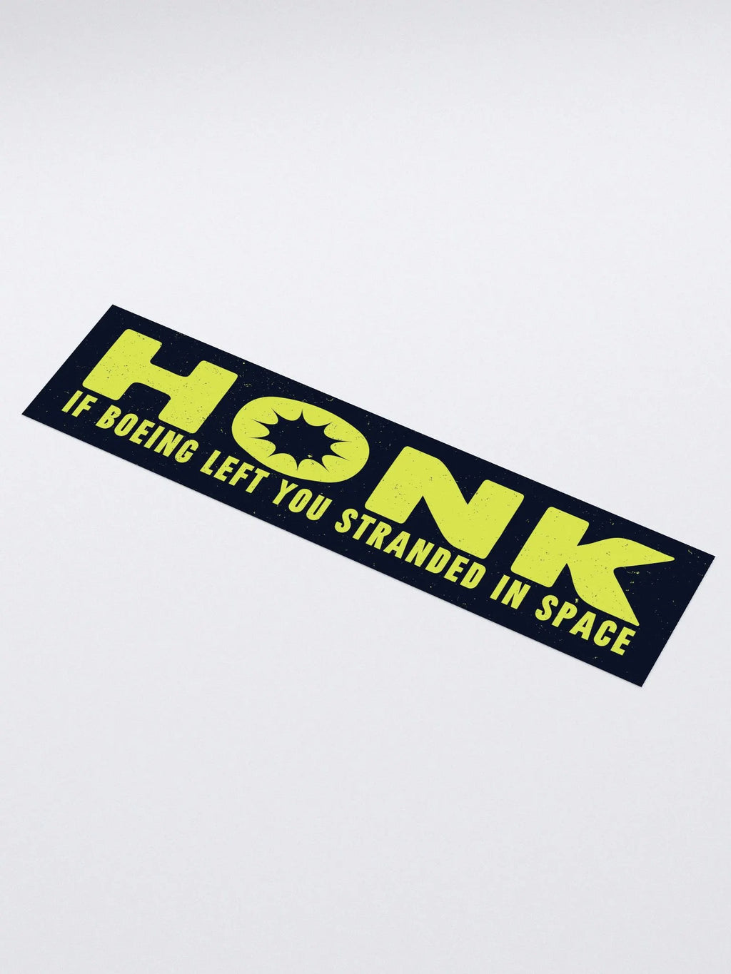HONK For Boeing Kiss Cut Bumper Sticker (1)