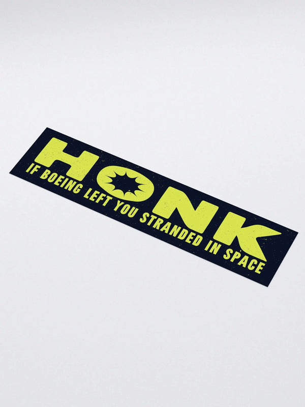 HONK For Boeing Kiss Cut Bumper Sticker (1)