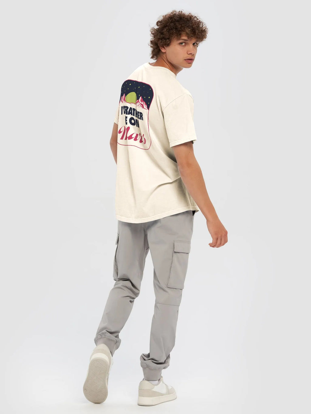 Rather Be On Mars Cotton T-shirt (8)