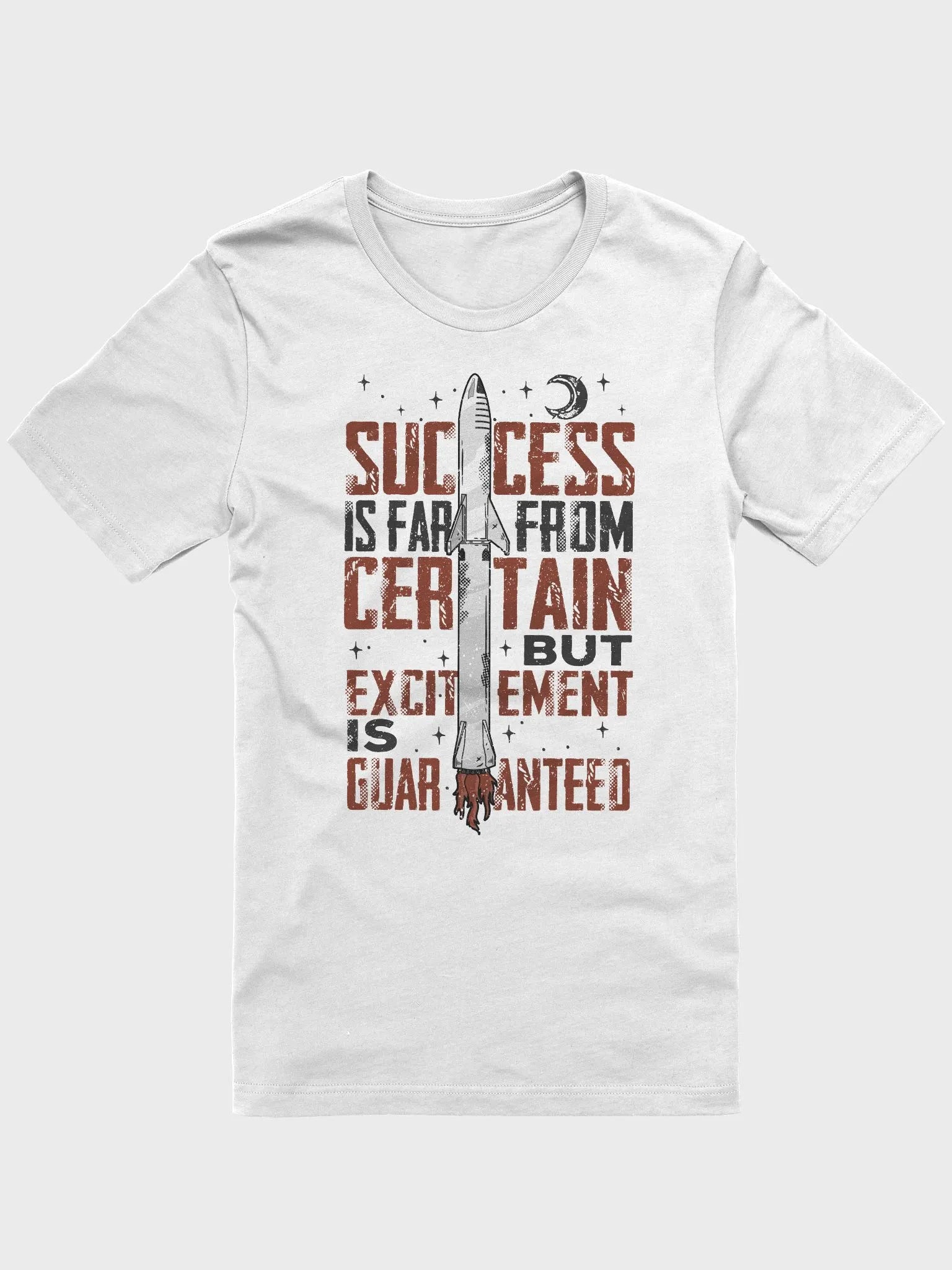Excitement Guaranteed T-Shirt - White (1)