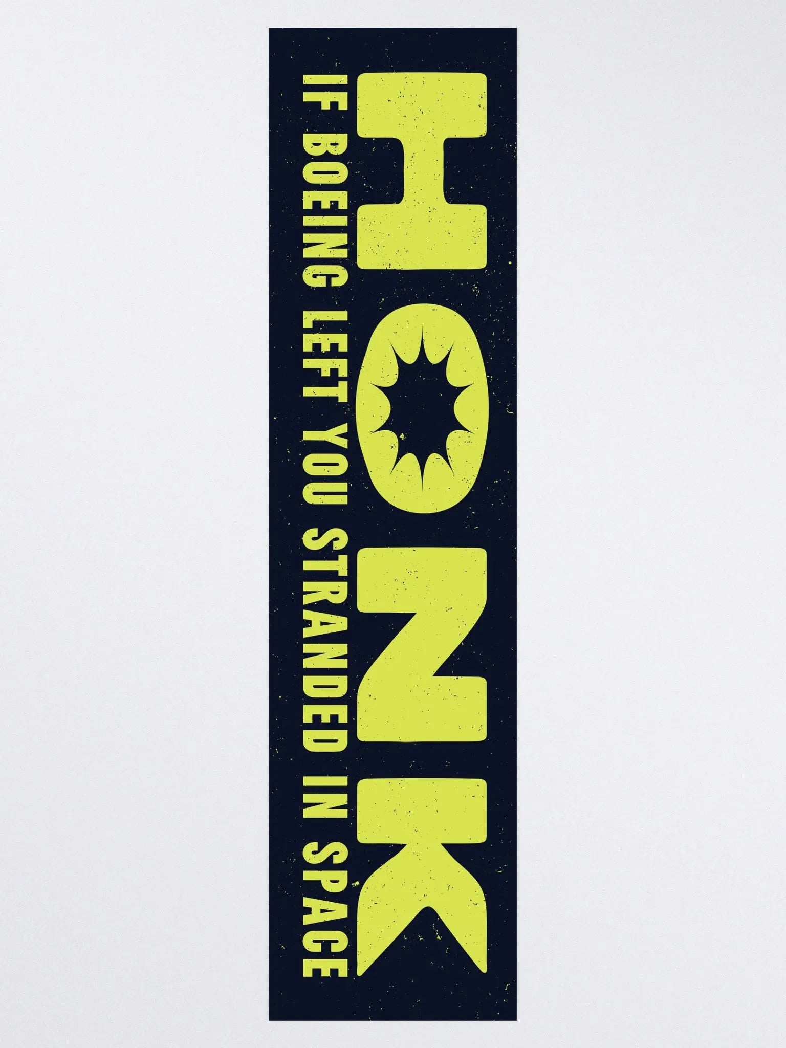 HONK For Boeing Kiss Cut Bumper Sticker (3)
