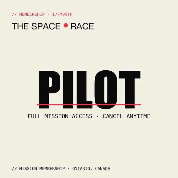 Pilot Membership · The Space Race